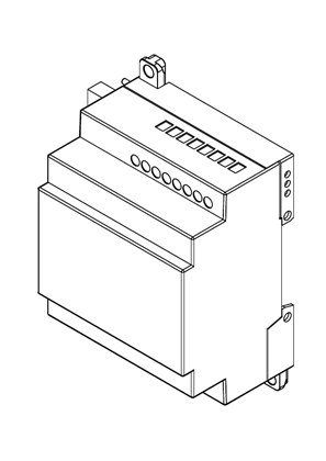 的映像 Discrete I/O extension module - 10/14 I O - 12/24 V DC - for Zelio Logic - 3D CAD
