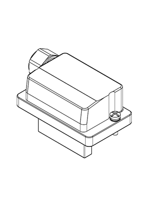 的映像 Connection module for external braking resistor - 3D CAD
