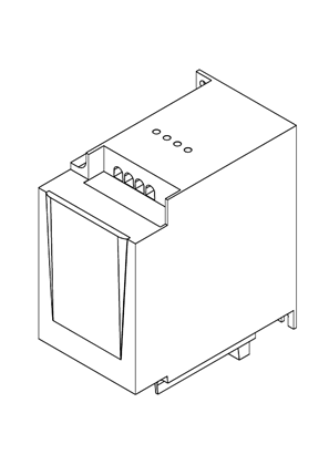 的映像 Variable speed drive ATV12 - 1f / 3f- 100V/200V Heat sink - 3D CAD