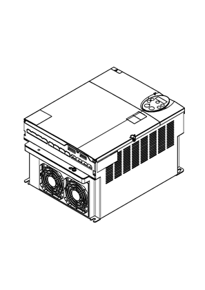 的映像 Variable speed drive Altivar 212 UL type 1/IP20, three-phase 200V/400V, 18,5KW-25HP/22KW-30HP - 3D CAD