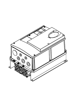 的映像 Variable speed drive Altivar 212 UL type 12/IP54 with integrated class A/B EMC filter, three-phase 400V, 3KW/5,5KW-7,5HP - 3D CAD