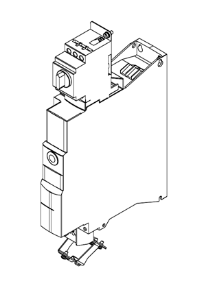 的映像 ATV320 200V 400V 1ph 3ph book control variable speed drive - 1,1kW to 2,2kW / 2.2kW to 4kW - 3D CAD