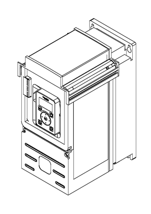 的映像 Variable speed drive ATV610 - 0.75 kW to 7.5kW / 1HP to 10HP - 380...415 V - IP20 - 3D CAD