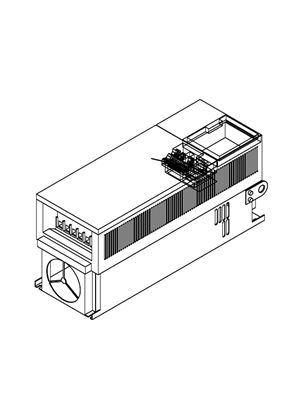 的映像 Variable speed drive, Altivar Process ATV900, ATV930, 30kW, 37kW, 45kW, 380...480V, cabinet Integration, IP20, for US - 3D CAD