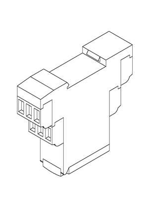 的映像 Control relay - 2 C/O - 3D CAD
