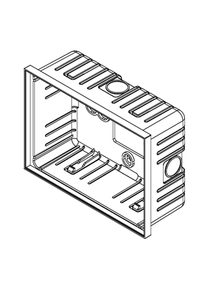 的映像 Modicon M172 Wall support Clr display White - 3D CAD