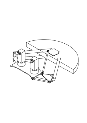 Imagen de T2, fixed axis, MH3 motor - 3D CAD