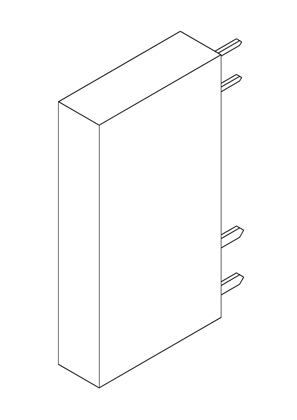 的映像 Solid state relay,Plug-in, 2/3.5A - 3D CAD