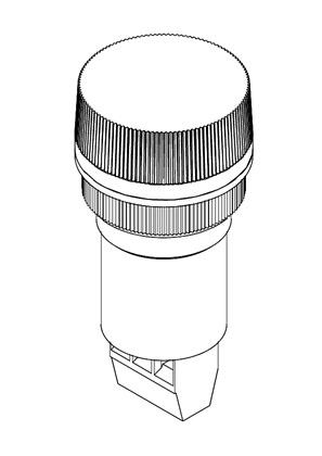 的映像 Panel mounted timer mono function 0,5s to 10s, - 3D CAD