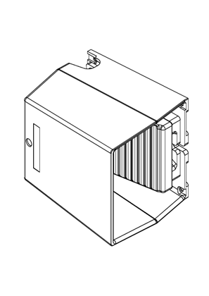 的映像 Metal foot switches XPEM / XPER. Single pedal, with protective cover. 2 entries for cable gland 16 (Pg16) - 3D CAD