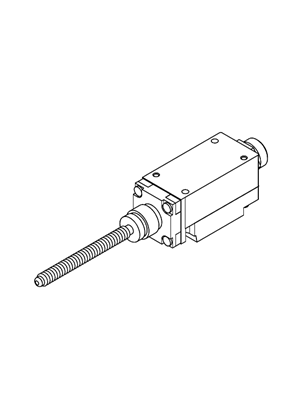 Image of NEMA Square D 9007 Limit Switches, 9007C Heavy Duty SemiModular 39mm Metal Body, 9007KC metal coil spring wobble stick, any dir. spring return, std. metal coil spring wobble stick, any dir. spring rtn + LED - 3D CAD