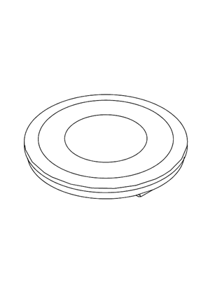 Image of Wireless and batteryless pushbutton XB5 R 22mm - Capsules - 3D CAD