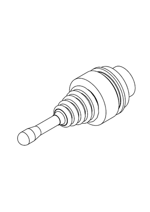 的映像 joystick controller Ø22 4-direction spring return 1NO per direction - 3D CAD