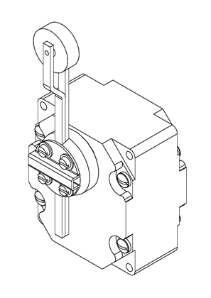 Limit switch XCR-A12 - 3D CAD Schneider Electric