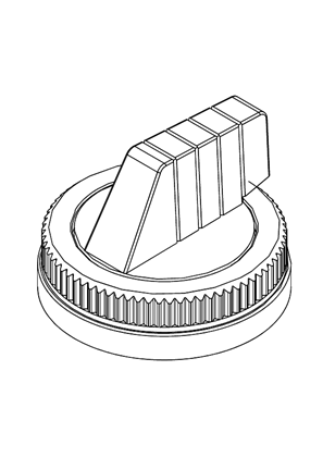 Image de 30MM SHORT HANDLE SELECTOR SW - 3D CAD