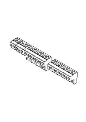 Image of Modicon M171 EEV Driver Screw Terminal Blocks - 3D CAD