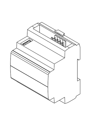 Image of Modicon M171 Optimized expansion 15 I/Os - 3D CAD
