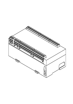 的映像 controller M200, 32 IO, transistor + Ethernet - 3D CAD