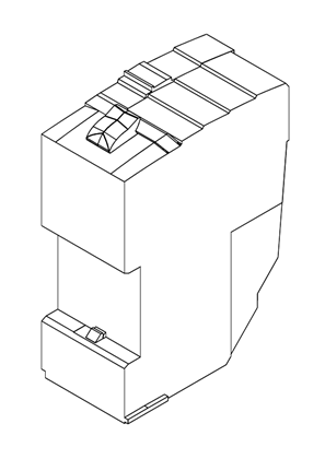 的映像 IP67 Safety mixed I/O module - 3D CAD