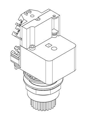 PUSH BUTTON 600VAC 10A 30MM T-K - 3D CAD | Schneider Electric USA