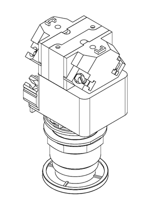 PUSH BUTTON 30MM T-K - 3D CAD Diagramas CAD | Schneider Electric
