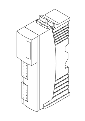 Image of Modicon STB - Basic digital output module - 3D CAD