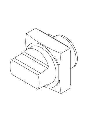 Image of TeSys - ROTARY HANDLE - 3D CAD