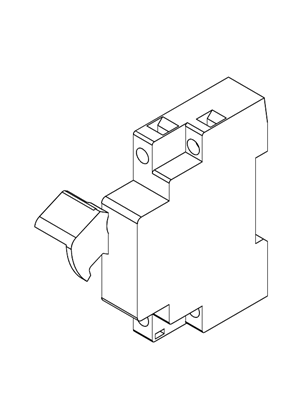 的映像 TeSys GV2 - SHUNT TRIP - 3D CAD