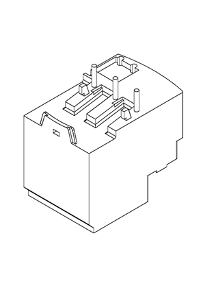 的映像 TeSys LR97D - Electronic over current relay - 3D CAD