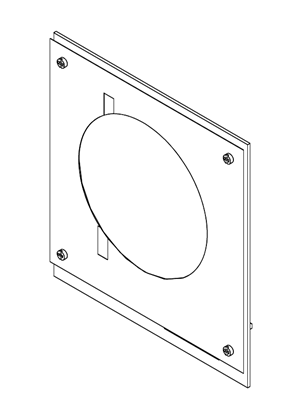 Image of Compact NSX DC / DC PV - ROTARY HANDLE MCC CONVERSION ACCESSORY - 3D CAD