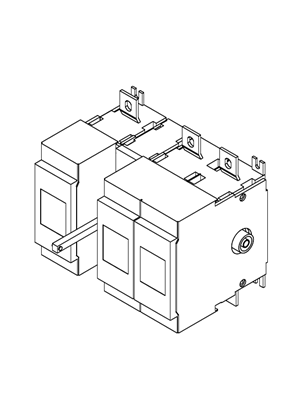 Image of Fupact INF/ISFL/ISFT - INFD800/DIN (3) 3P - 3D CAD