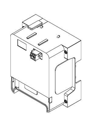 的映像 TeSys G - Control Module 48-130V STD 3P G400/500 - 3D CAD