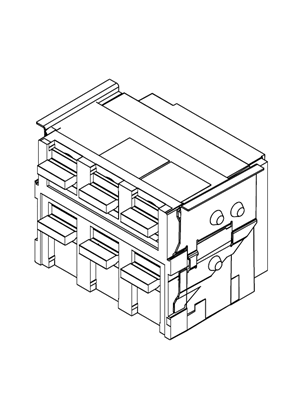 的映像 EasyPact MVS - EasyPact MVS 08-40 3P Fixed 3D model - 3D CAD