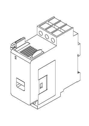 的映像 TeSys island Starter 38 A / 18,5 kW - 3D CAD