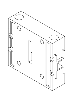 的映像 AUXILIARY CONTACT NO - 3D CAD