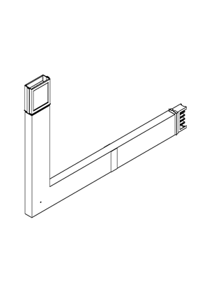 的映像 Canalis - KSA - Elbow - Go upward - Segments A B M-to-M - Fire Barrier - 250A - Missing Link - 3D CAD