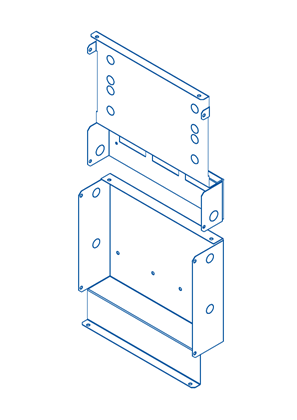 Image of PrismaSeT Busbar Cover V.Ns1600 Nt W400 - 3D CAD