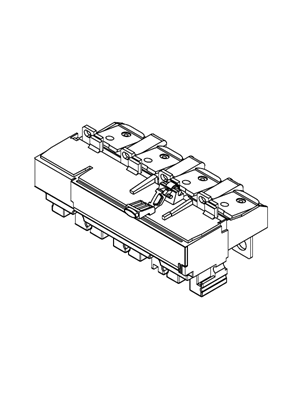 的映像 ComPacT TRIP UNIT NSX250 AC 4P4D TMG - 3D CAD
