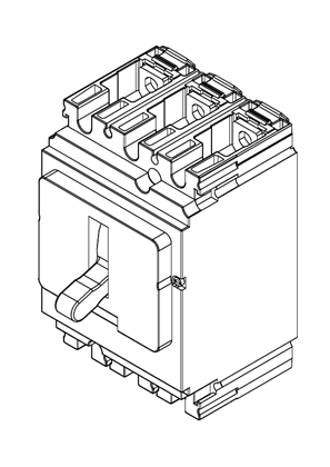 的映像 ComPacT BREAKER NSX250H AC 3P3D 4.2 - 3D CAD