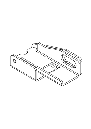 的映像 Fixed toggle padlock ON/OFF for Compact NSXm PowerPact B - 3D CAD