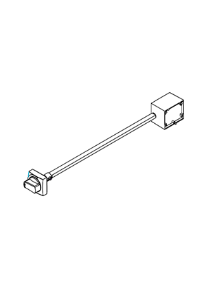 Image of ROTARY HANDLE SIDE 100/160m IP54 - 3D CAD