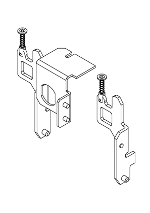 的映像 Chassis Locking kit - NSX 100..250/400..630 - without keylock - 3D CAD