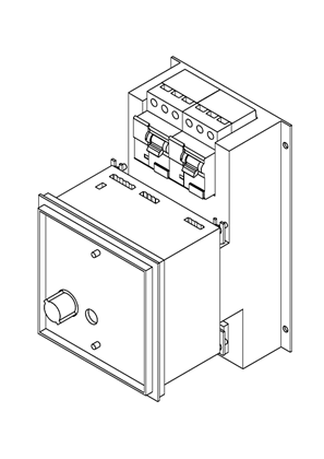 的映像 interface and automatic controller - ACP + UA - 110..127 V - 3D CAD
