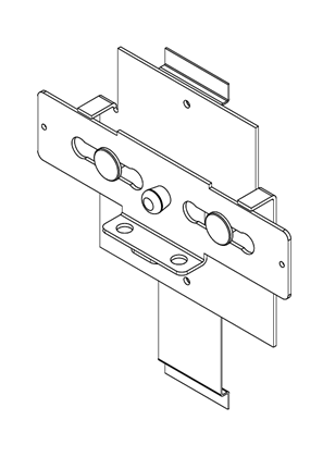 的映像 INTERLOCK.FOR 2 TOGGLE OP. MCCB(NS400/63 - 3D CAD