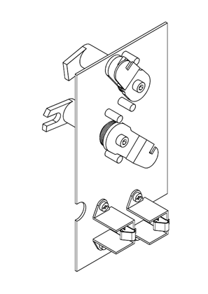 的映像 CABLE-TYPE INTERLOCKING PLATE FOR D/O BR - 3D CAD