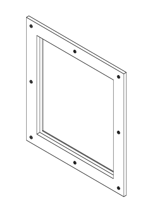 Imagen de ESCUTCHEON FOR FIXED ELEC. OP. - 3D CAD