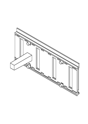 Image of Safety shutters Compact NS630b to NS1600 4P withdrawable device - 3D CAD