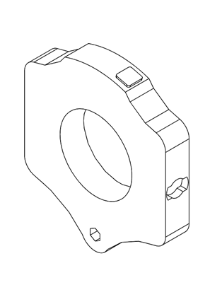 的映像 Vigirex - Split toroid for residual current protection TOA 80mm - 3D CAD