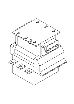 的映像 TeSys F magnetic latching contactor - 3P (3NO) - 265 A - AC-3 - 3D CAD