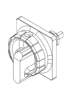 Image of Rotary handle - 3D CAD